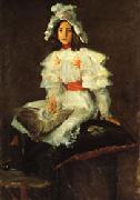 William Merritt Chase Girl in White oil painting reproduction